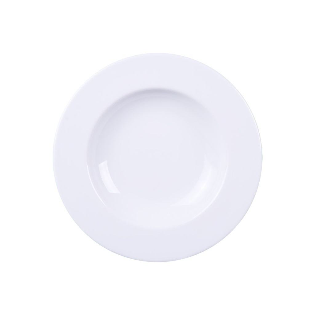 [96600010] PLATO HONDO EN PORCELANA Ø23 CM. ELENA