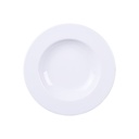 PLATO HONDO EN PORCELANA Ø23 CM. ELENA