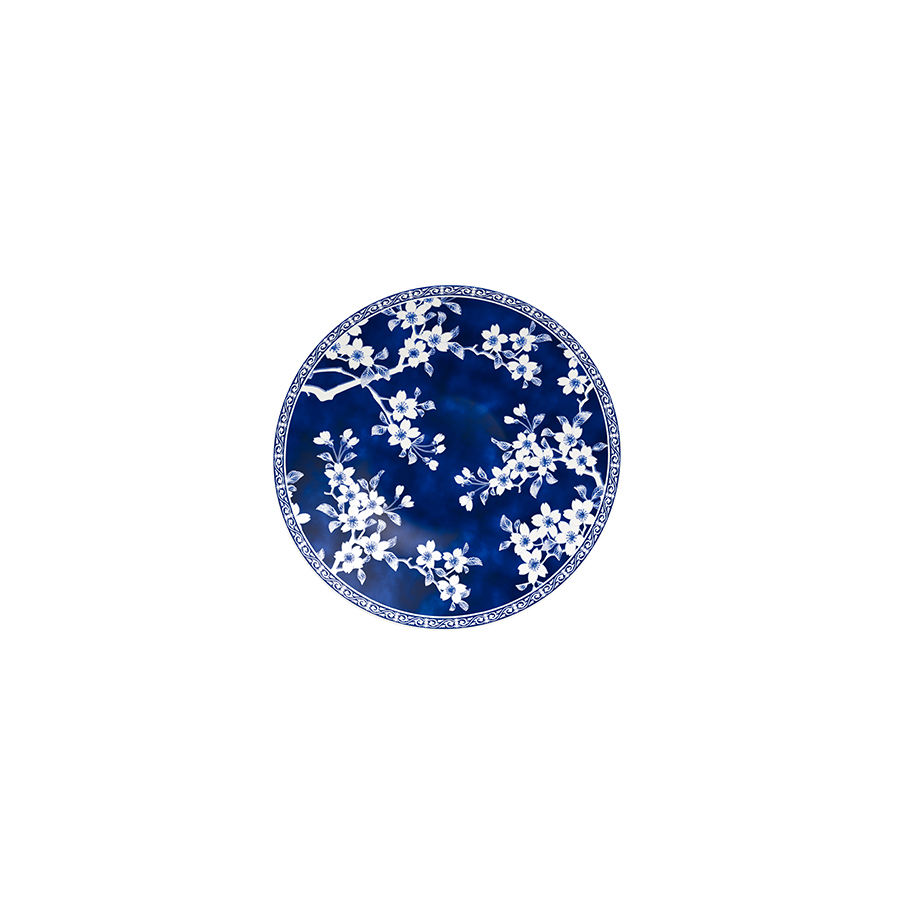 [96010706] PLATO PARA POSTRE EN PORCELANA Ø21 CM. UMEKO