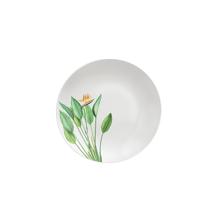 [96011504] PLATO RASO EN PORCELANA Ø25 CM. GRAZIELA