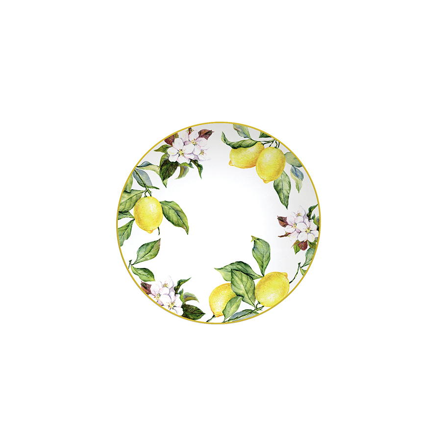 PLATO RASO EN PORCELANA Ø28 CM. CARMEN