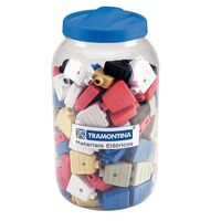 PLUG HEMBRA 2P 10A 250V~ EMB. POTE GRANDE CON 6 CORES