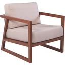 POLTRONA DE MADERA JATOBA CON RESPALDO DE CUERDA NAUTICA - LANATI