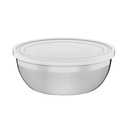 POTE REDONDO EN ACERO INOXIDABLE CON TAPA Ø 25 CM. 4,19 L. FREEZINOX