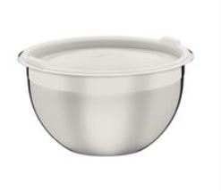 POTE REDONDO EN ACERO INOXIDABLE CON TAPA Ø28 CM. 8,3 L. CUCINA