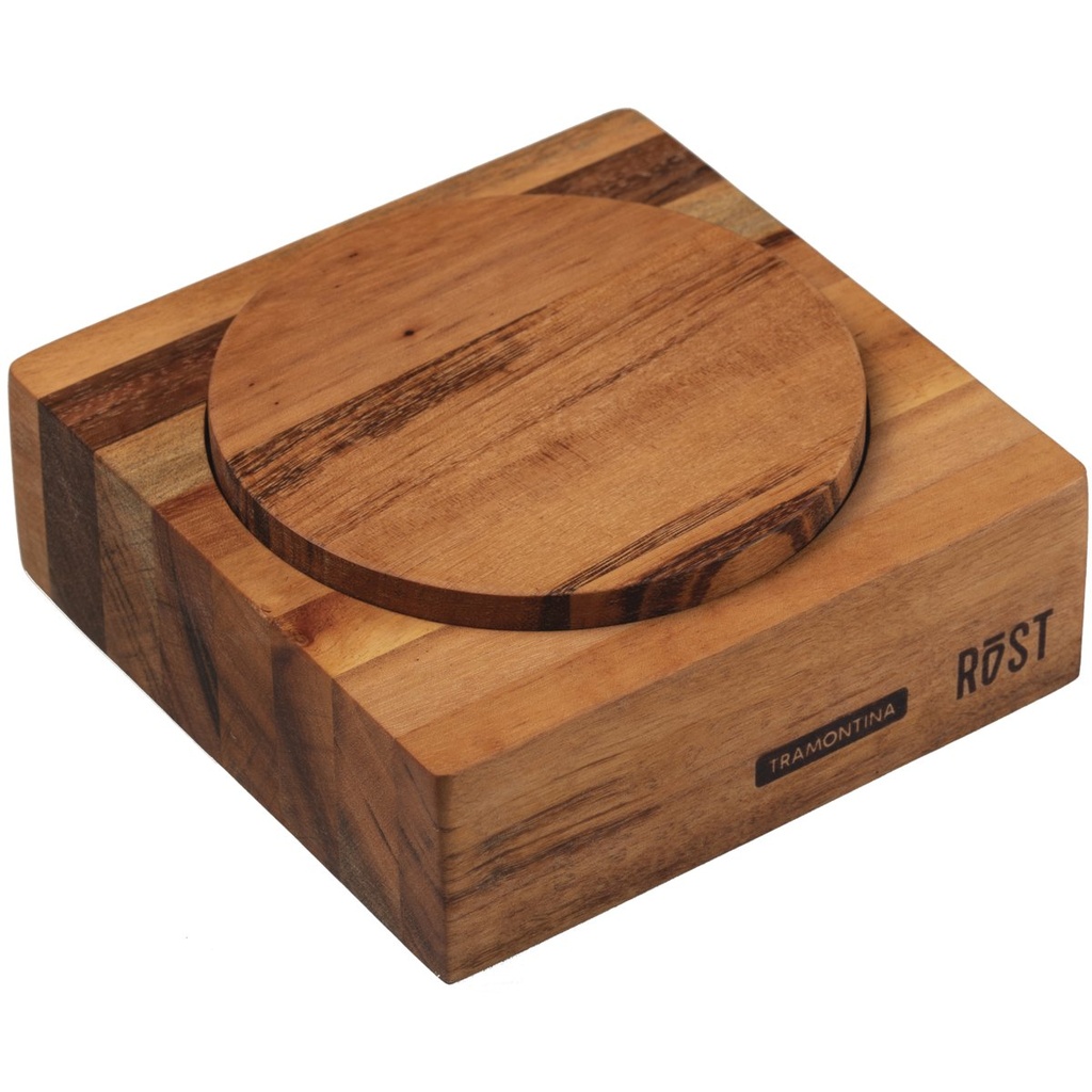 [13562071] RECIPIENTE DE MADERA PARA HARINA 15X15X6 CM. ROST