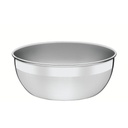 RECIPIENTE REDONDO ACERO INOXIDABLE SIN TAPA PLASTICA Ø 25CM
