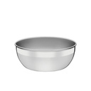 RECIPIENTE REDONDO SIN TAPA PLASTICA Ø 22CM FREEZINOX