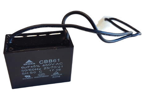 REPUESTO CONDENSADOR 6UF 220V/60HZ 450V