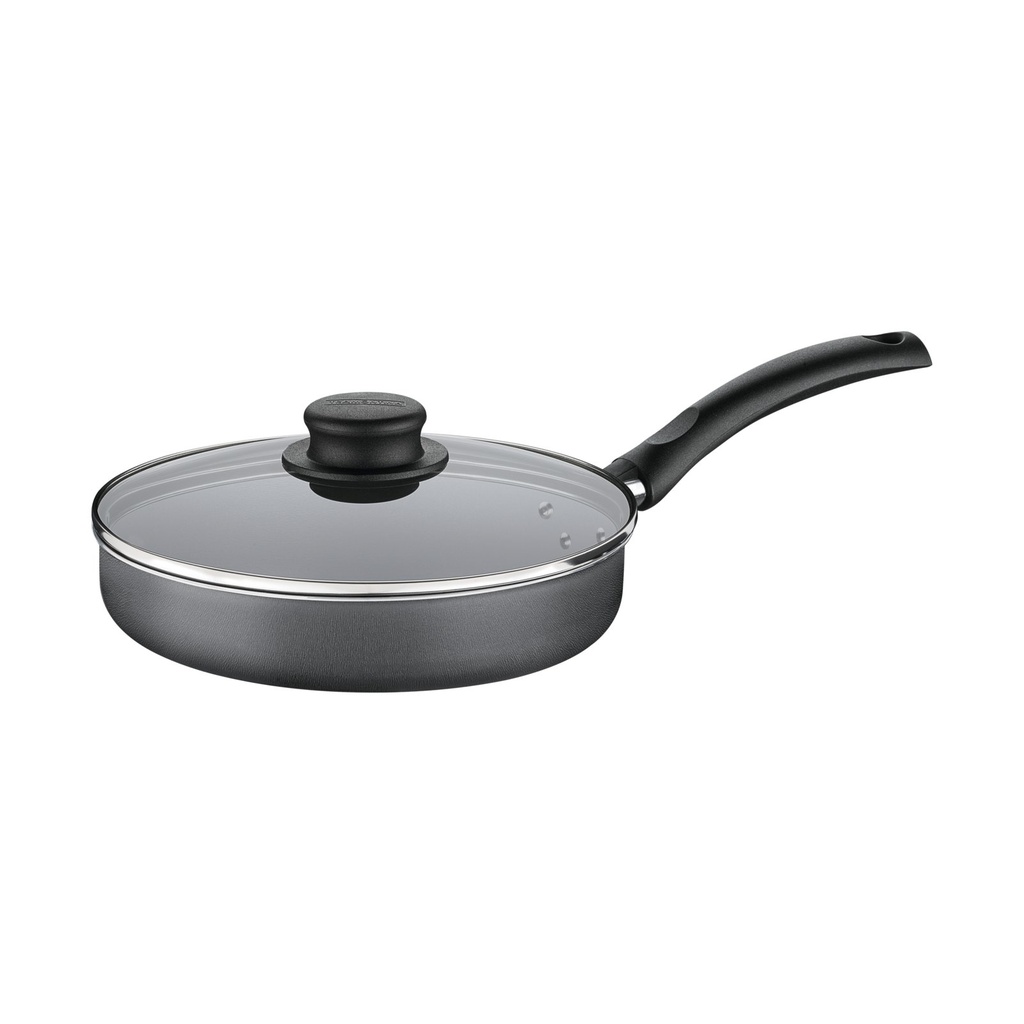 SARTEN RECTA CON TAPA 22CM TURIM