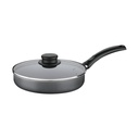 SARTEN RECTA CON TAPA 22CM TURIM