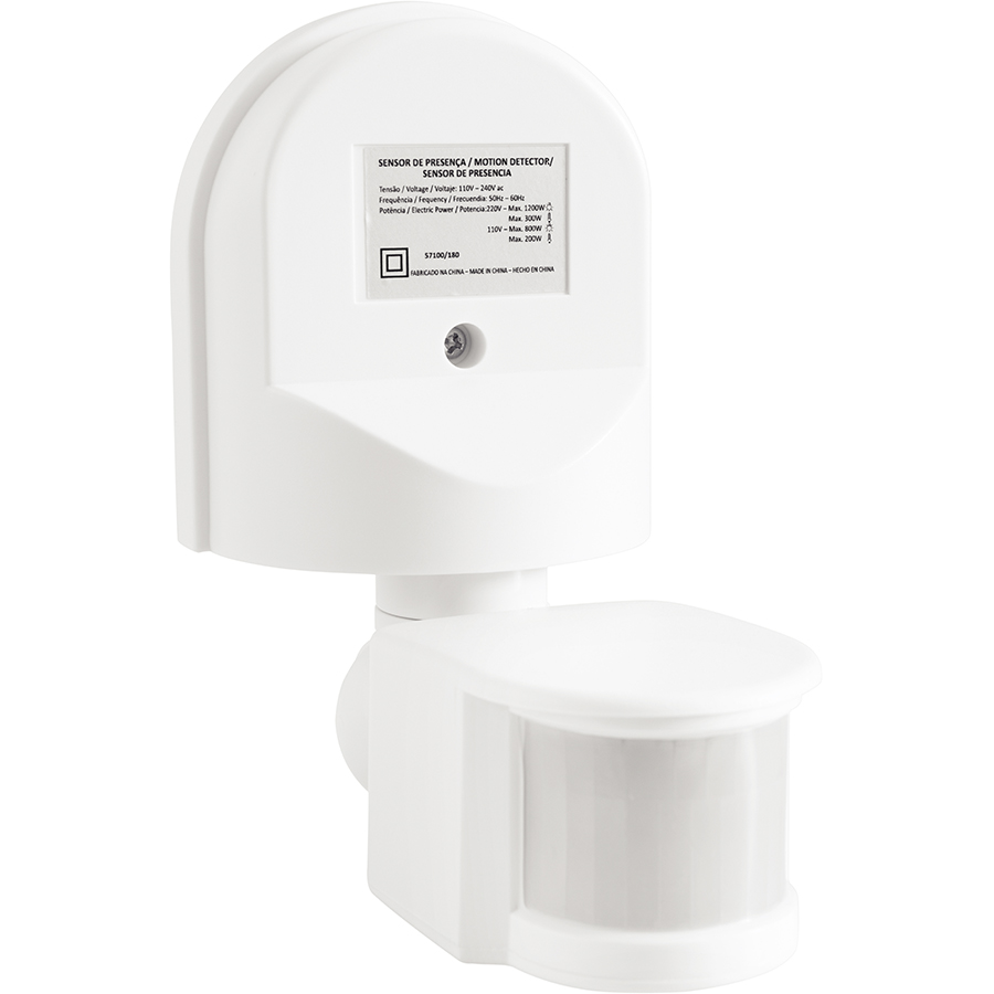 [57100180] SENSOR DE PRESENCIA 360° ARTICULADO PARA AREA SEMIABIERTA BLANCO