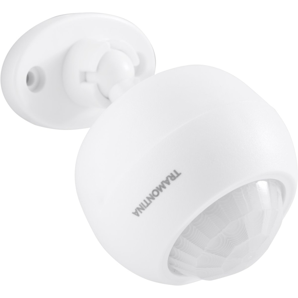 [57100120] SENSOR DE PRESENCIA 360° FOTOCELULA ARTICULADA DE PARED Y TECHO BLANCO