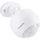 SENSOR DE PRESENCIA 360° FOTOCELULA ARTICULADA DE PARED Y TECHO BLANCO