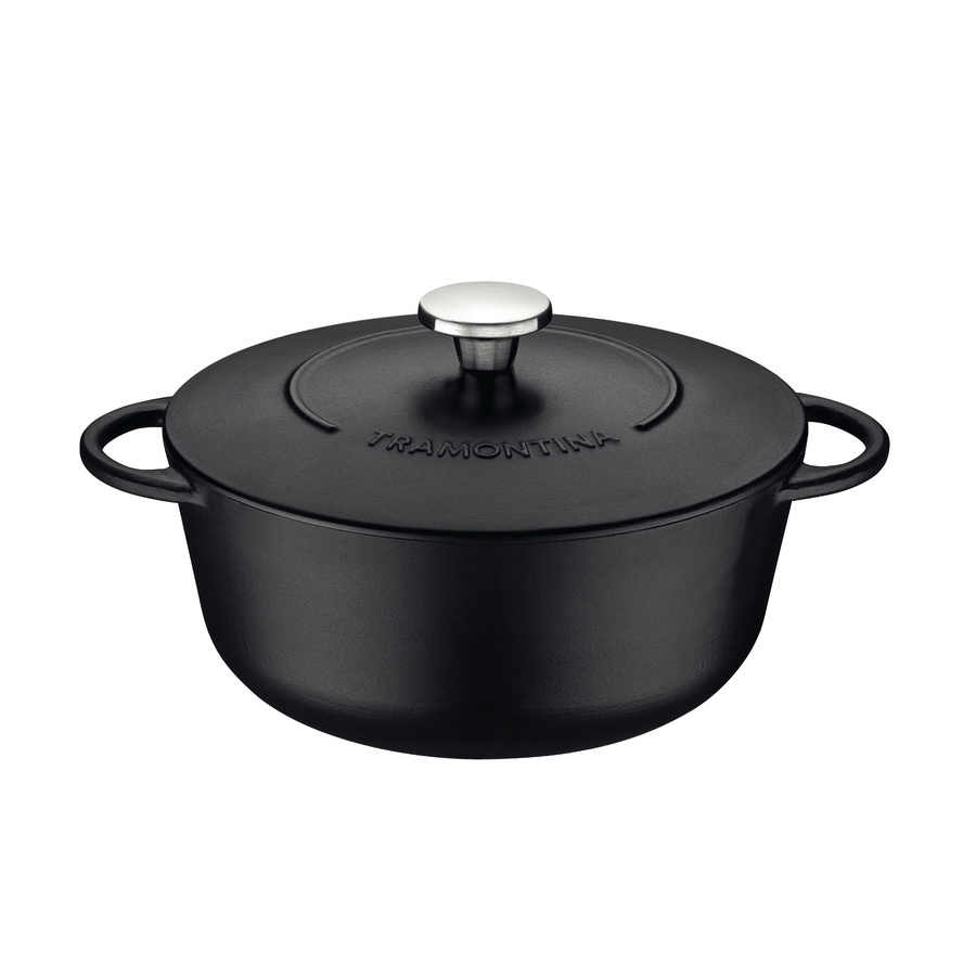 CACEROLA DE HIERRO CON ANTIADHERENTE 6 L. Ø 28 CM. TRENTO