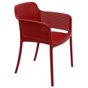 SILLA ROJA CON BRAZOS GABRIELA