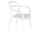 SILLON BLANCO SISSI