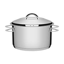 CACEROLA HONDA EN ACERO INOXIDABLE FONDO TRIPLE 8,4 L. Ø 28 CM. SOLAR