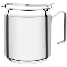 CAFETERA Y LECHERA 0,9 L. Ø 10 CM. EN ACERO INOXIDABLE BUENA