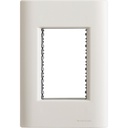 TAPA 3 PUESTOS 4X2 GIZ BLANCO SOFT TOUCH