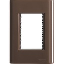 TAPA 3 PUESTOS 4X2 GIZ MADERA SOFT TOUCH
