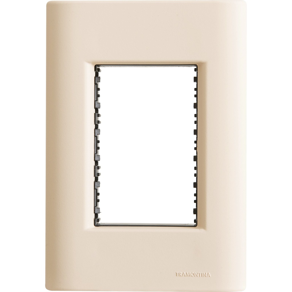 [57200068] TAPA 3 PUESTOS 4X2 GIZ NUDE ST SOFT TOUCH