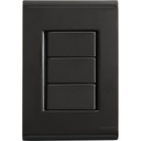 TAPA CIEGA 4X2 LIZ GRAFITO