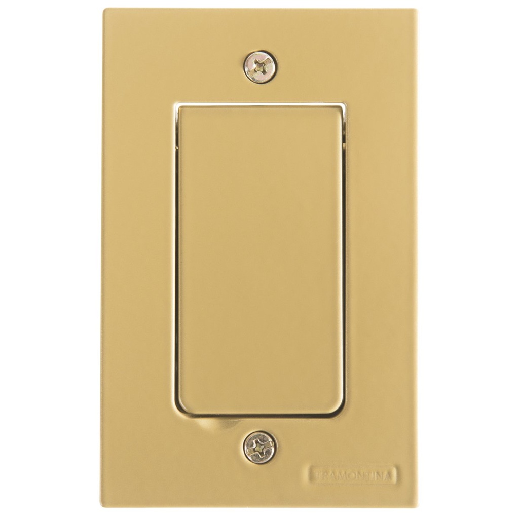 [56121212] TAPA DE PISO 1P MODULAR 4X2 DORADA