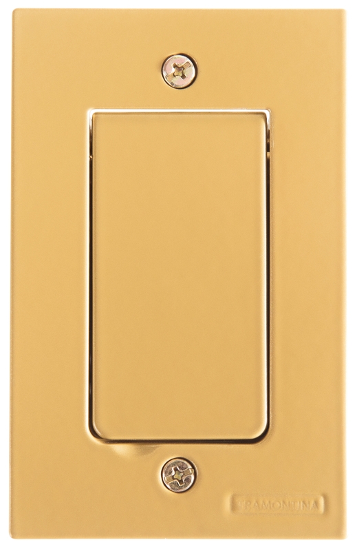 TAPA DE PISO 1P MODULAR 4X2 DORADA