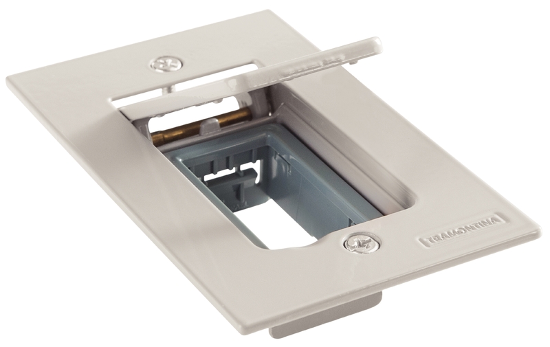 TAPA DE PISO MODULAR 1P 4X2 GRIS