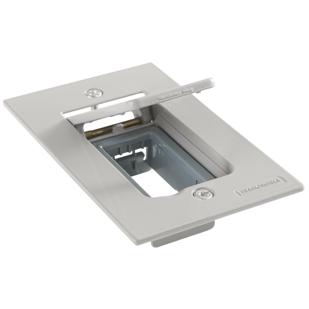 TAPA DE PISO MODULAR 1P 4X2 GRIS