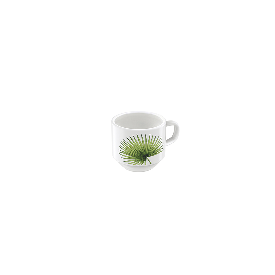 [96011523] TAZA PARA CAFE EN PORCELANA APILABLE 100 ML. GRAZIELA