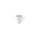 TAZA PARA CAFE EN PORCELANA APILABLE 70 ML. ELISA