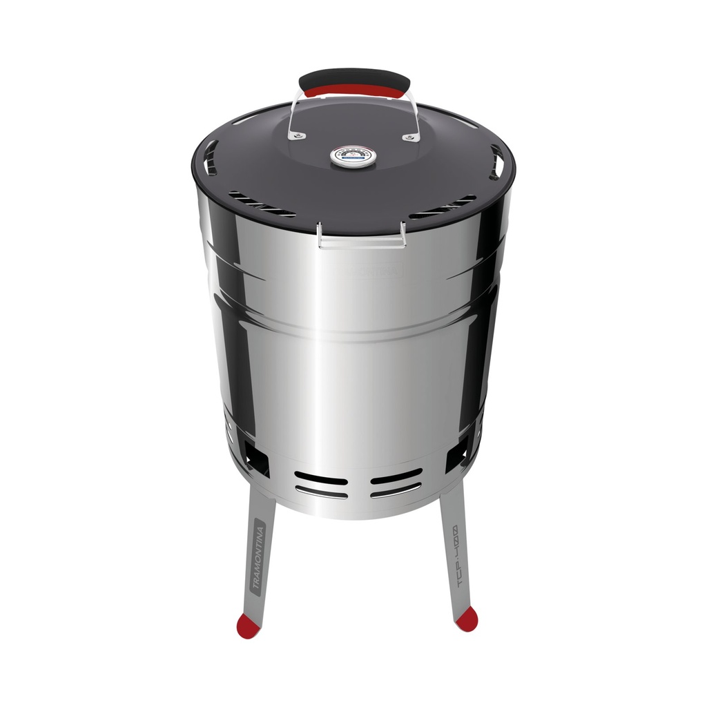 [26500025] CHURRASQUERA A CARBON Ø 40 CM TCP 400 CON TAPA