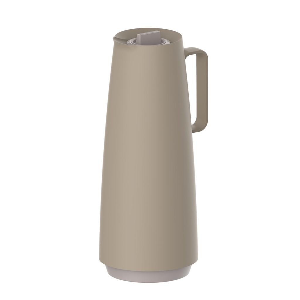 TERMO BEIGE CON AMPOLLA VIDRIO 1 L. EXATA