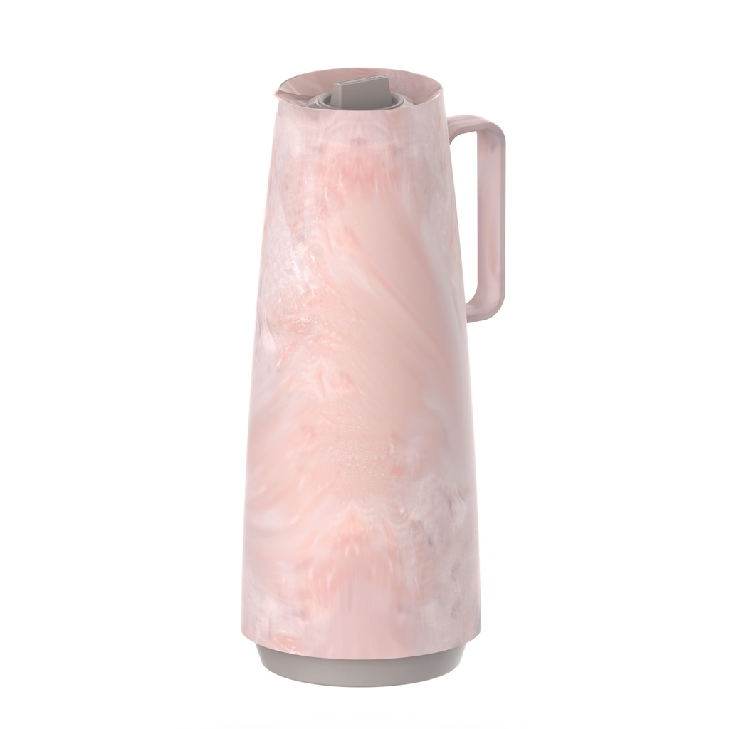 [61636224] TERMO MARMOLADO ROSA CON AMPOLLA VIDRIO 1 L. EXATA