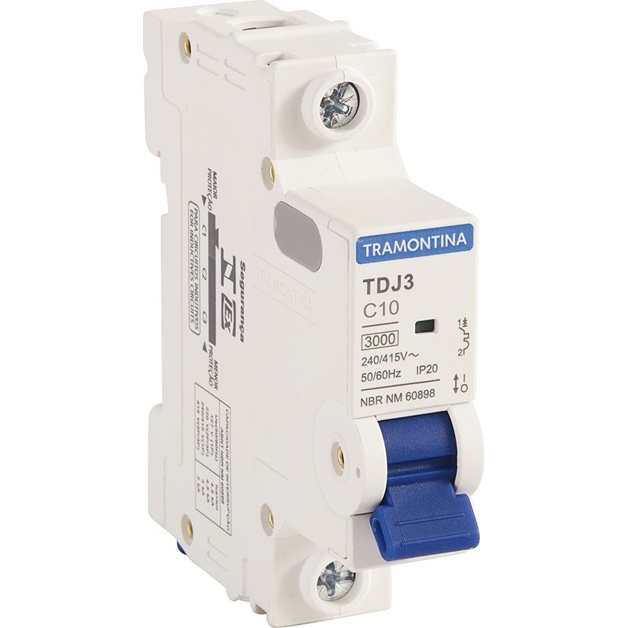 TERMOMAGNETICO TDJ3-1C63 1P 63A 3KA