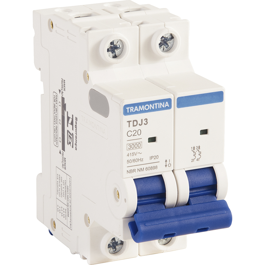 TERMOMAGNETICO TDJ3-2C50 2P 50A 3KA