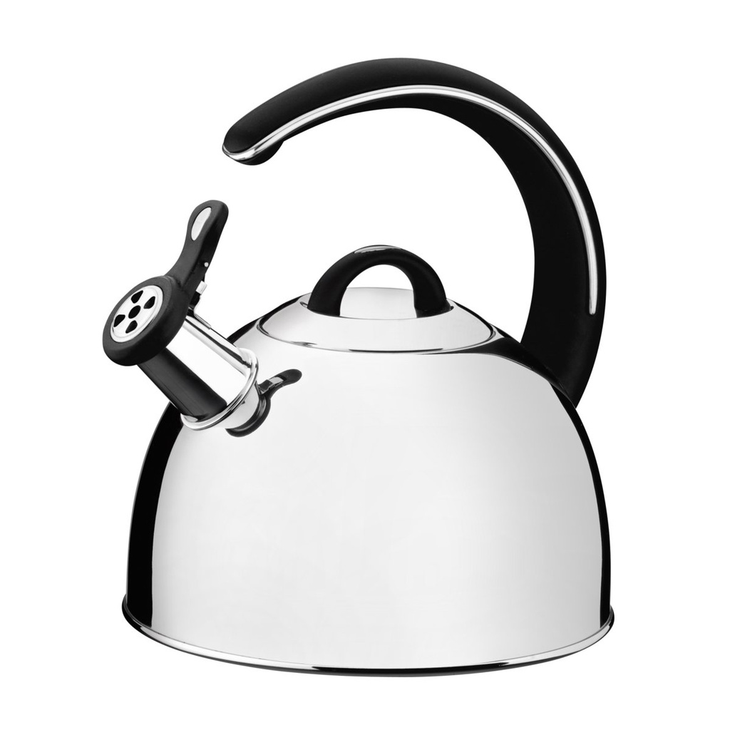 TETERA 3,3 L. EN ACERO INOXIDABLE CON FONDO TRIPLE Y SILBATO COFFEE & TEA