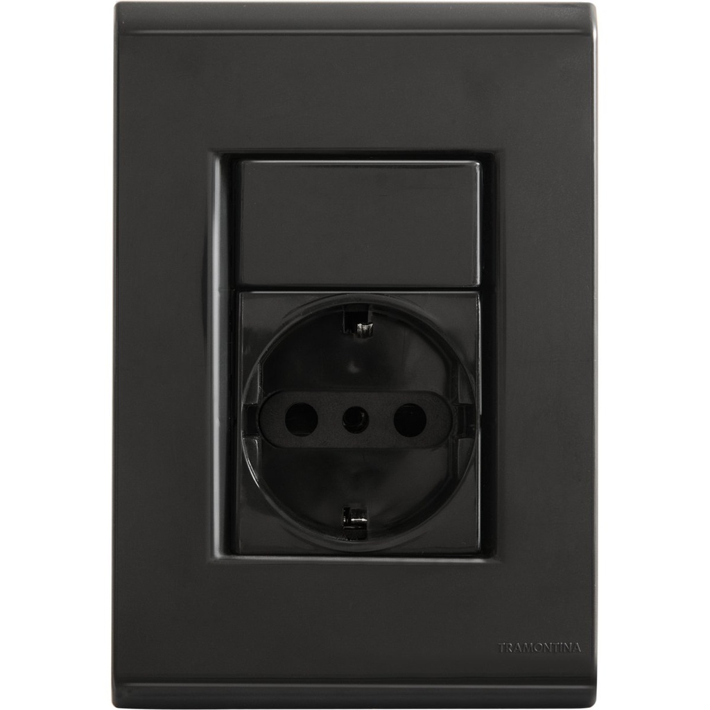 TOMACORRIENTE SCHUCKO 2P+T 16A LIZ GRAFITO