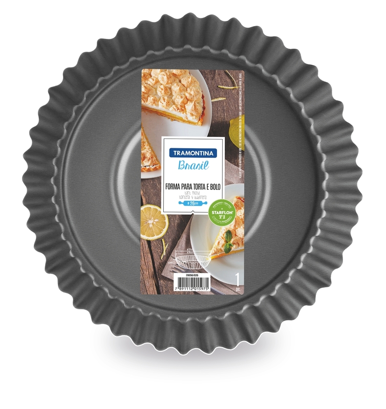 TORTERA ACANALADA ANTIADHERENTE Ø 22 CM. BRASIL