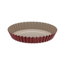 TORTERA ACANALADA EN ALUMINIO CON REVESTIMIENTO INTERNO EN ANTIADHERENTE Ø26CM