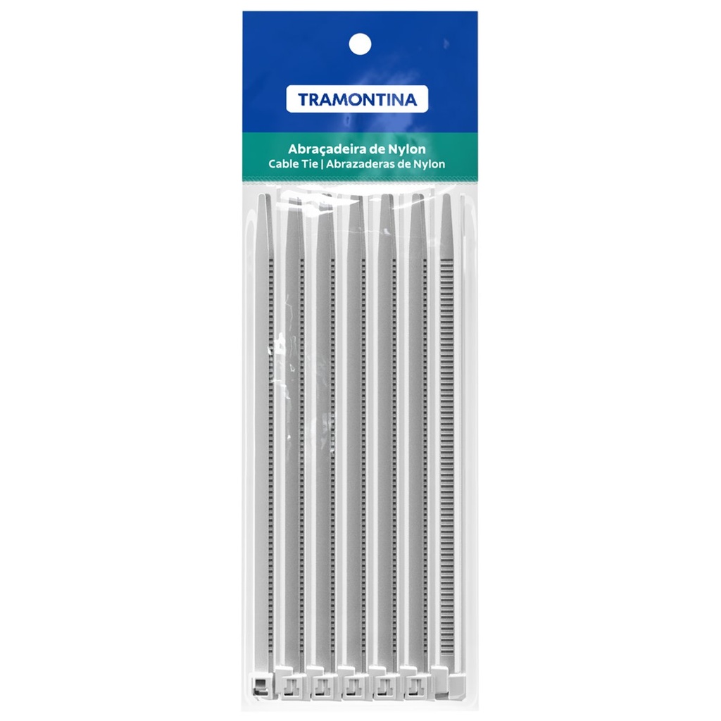 [57530120] ABRAZADERA 190 X 3.4 MM BLANCA