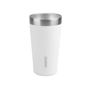 VASO TERMICO EN ACERO INOX BLANCO SIN TAPA 0,42 L. EXATA