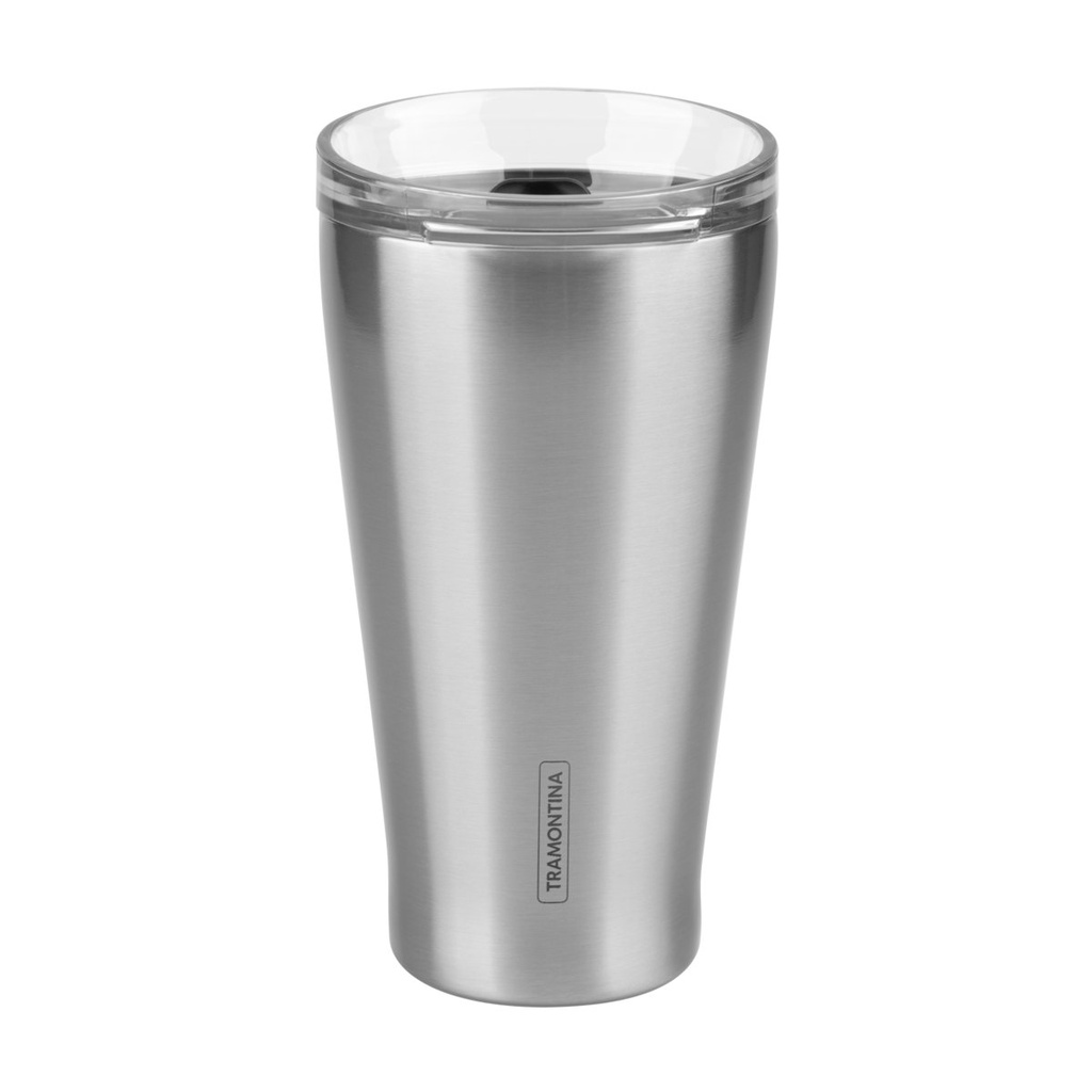 VASO TERMICO EN ACERO INOX CON TAPA 0,55L. EXATA