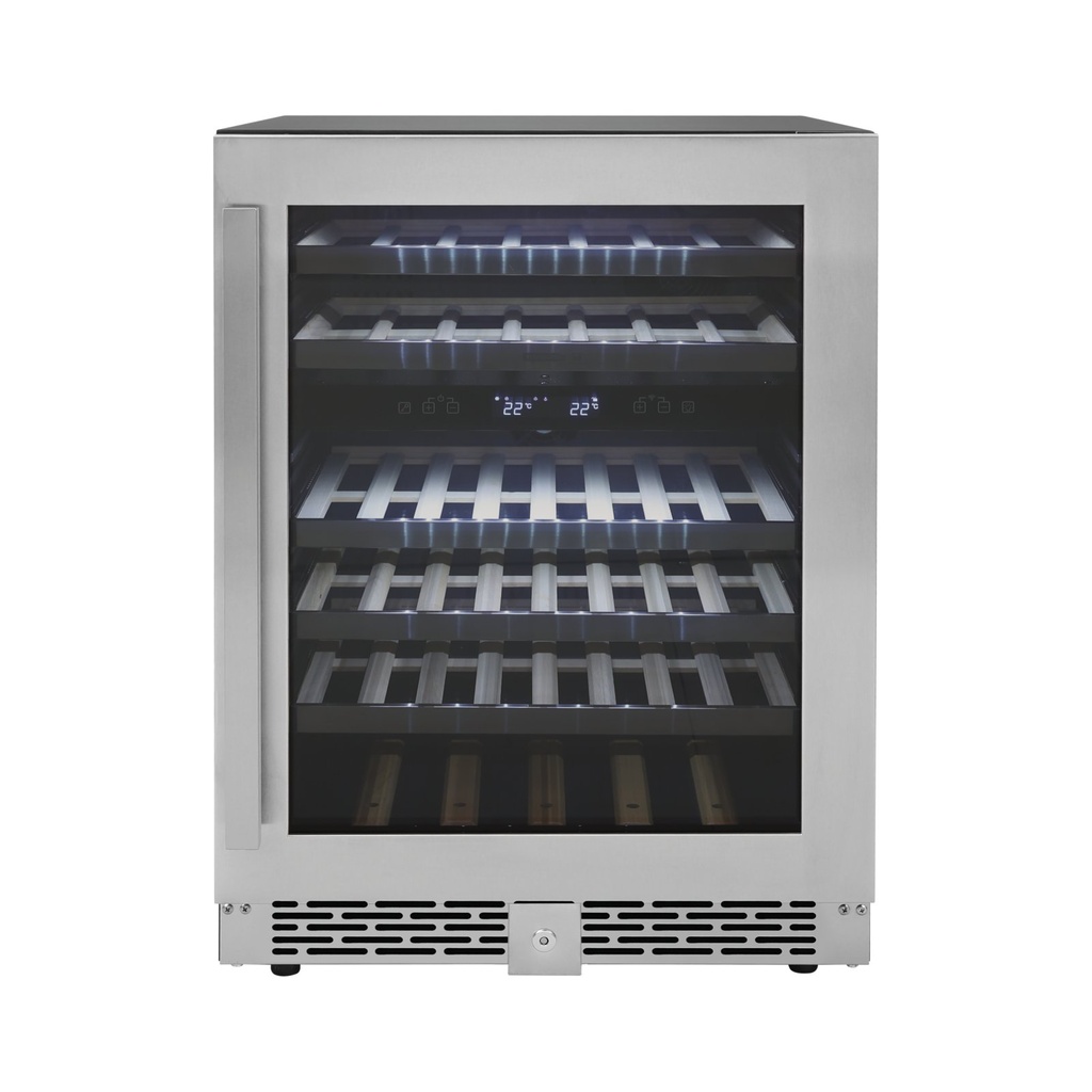 VINOTECA EN ACERO INOX 59X82 T-SMART 45B 220V