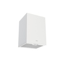 CAMPANA DE ISLA SILENT SQUARE 40 EN ACERO INOX. SCOTCH BRITE