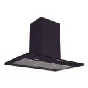 CAMPANA DE ISLA SLIM 90 BLACK STEEL