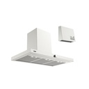 CAMPANA DE PARED DRITTA SILENT PRO 90, EN ACERO INOX., CON MOTOR EXTERIOR, 90 CM.