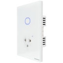 INTERRUPTOR SMART 1 INT + 1 TOMA 15A UNI